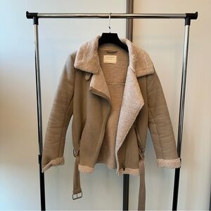 Zara sherpa jacket